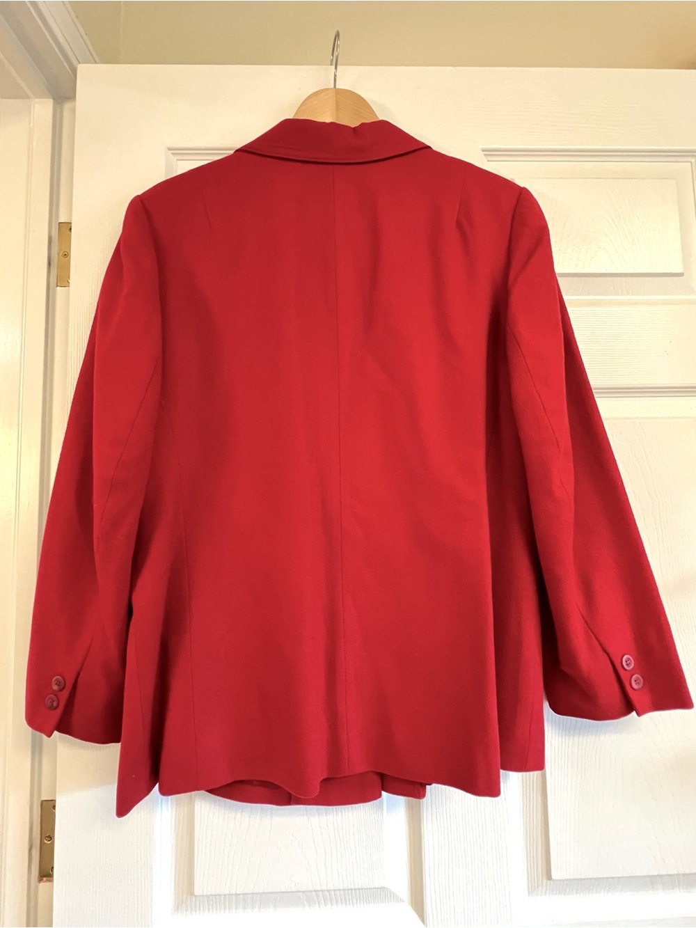 Vintage Pendleton Plus 20W Red Virgin Wool Blazer Jacket Women’s USA Made luxury - Picture 8 of 11